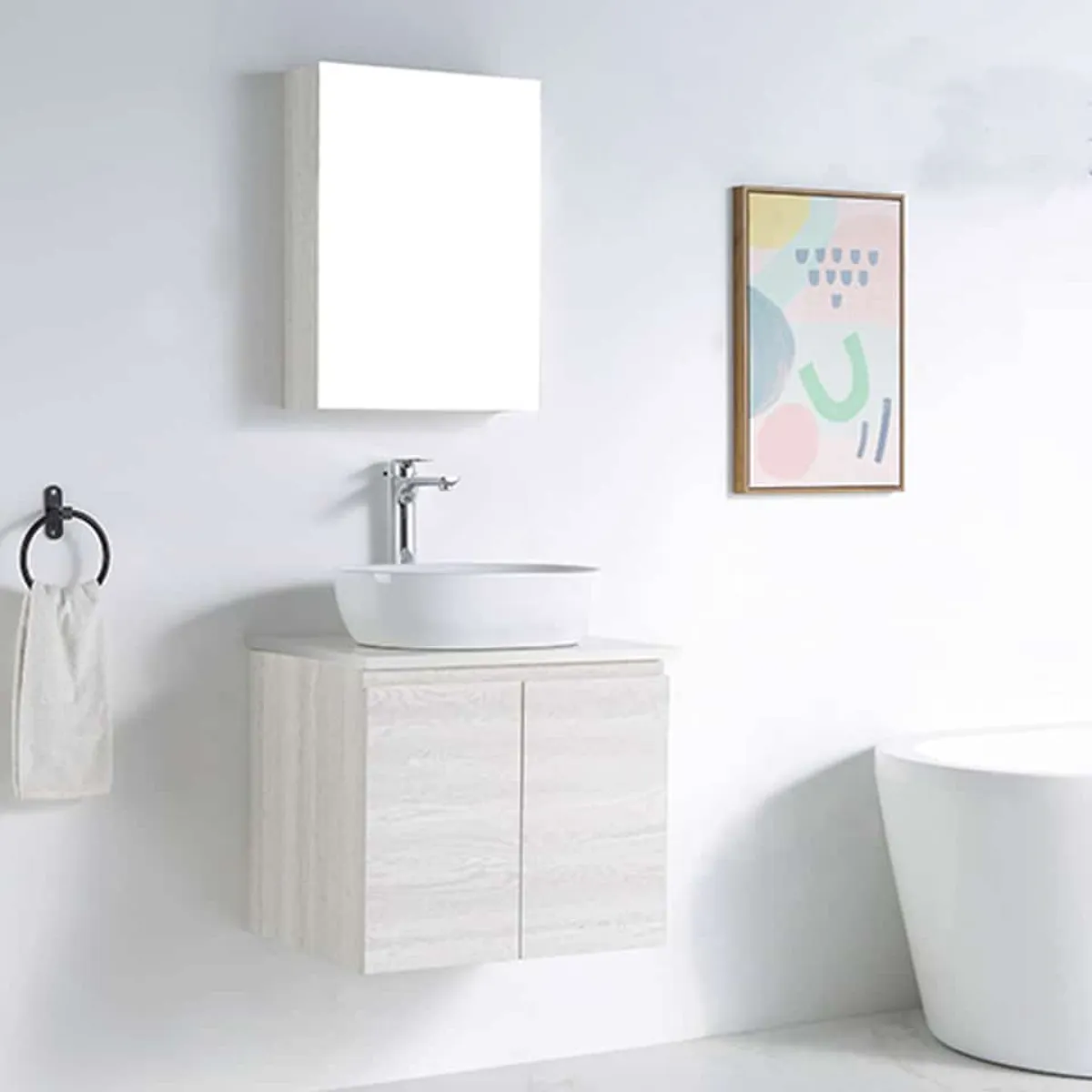 Nexus PVC Cabinet with Countertop 620mm (5 Colours) - view 2